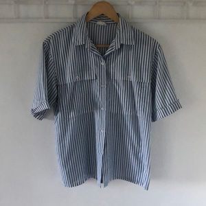 Vintage candy stripe button down